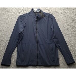 Dunning Kirby Halo Golf Jacket Men M Navy Performance Stretch Full-Zip D7S22J806